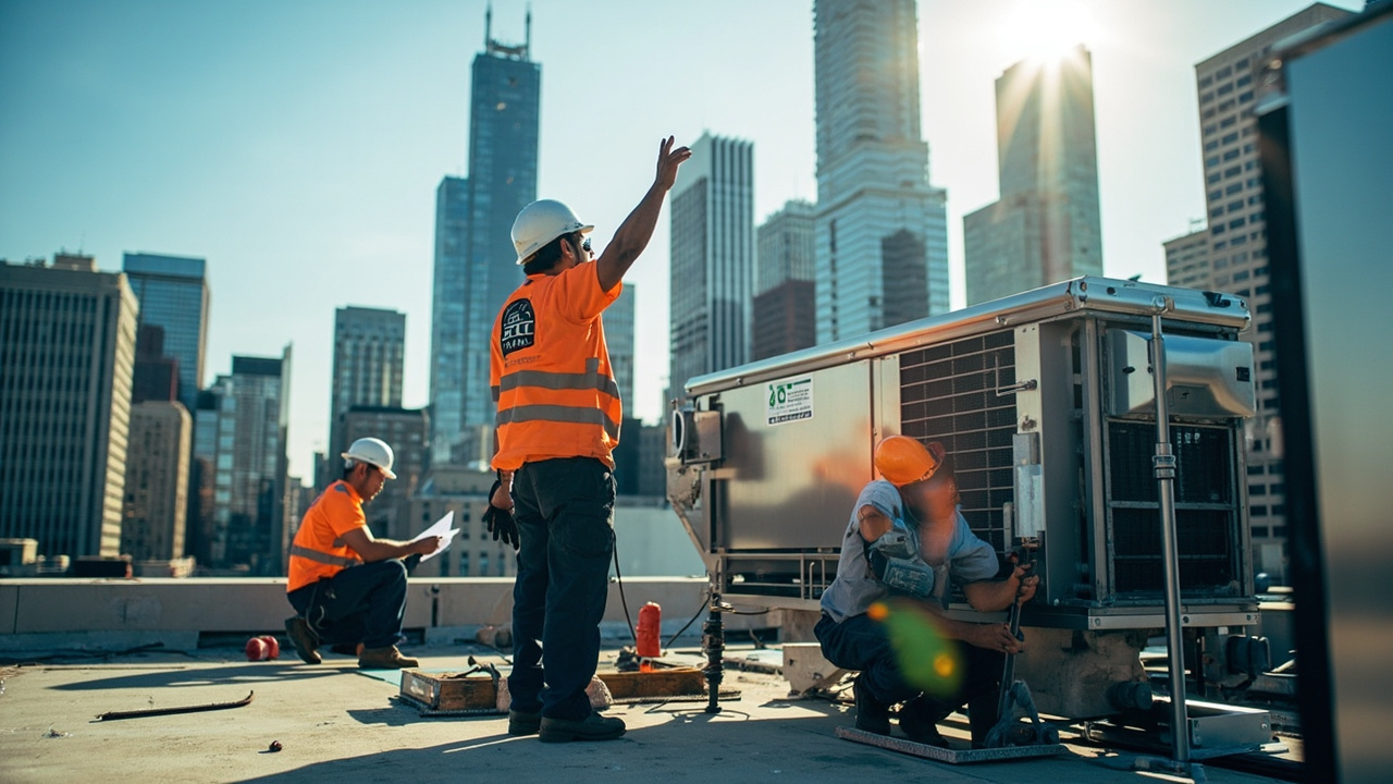 Commercial Rooftop Unit Installation in Chicago – Industrial-Grade Solutions That Keep Your Operations Running